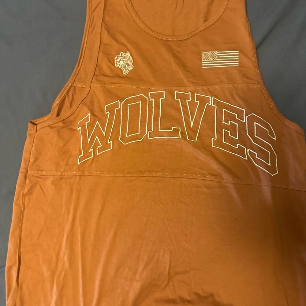 Darc Sport Wolves Tank Top in Rust Orange